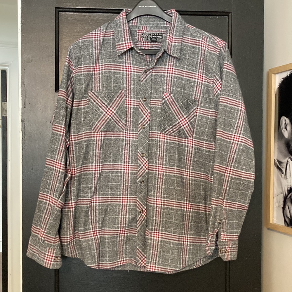 Distortion Button Down Flannel